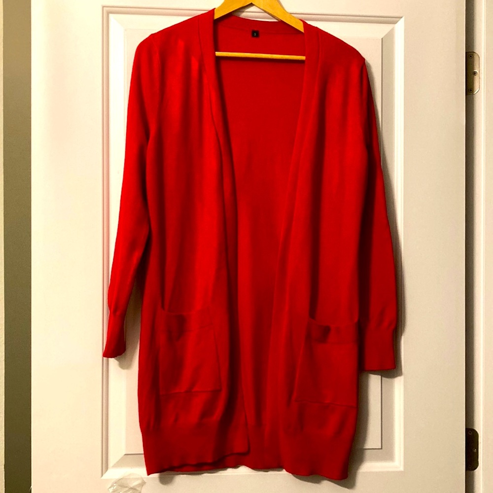 Cardigan sweater w/pockets